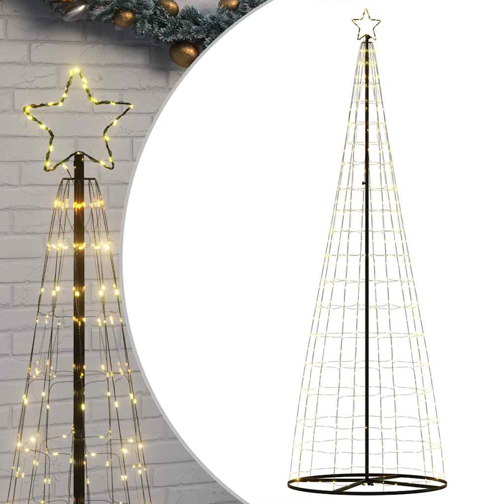 LED Juletre 550 LEDs Varm Hvit 304 cm