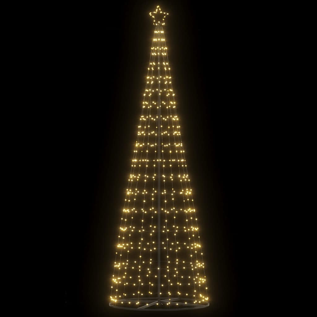 LED Juletre 550 LEDs Varm Hvit 304 cm