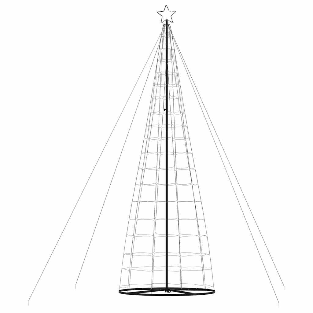 LED Juletre 1534 LEDs Kald Hvit 503 cm