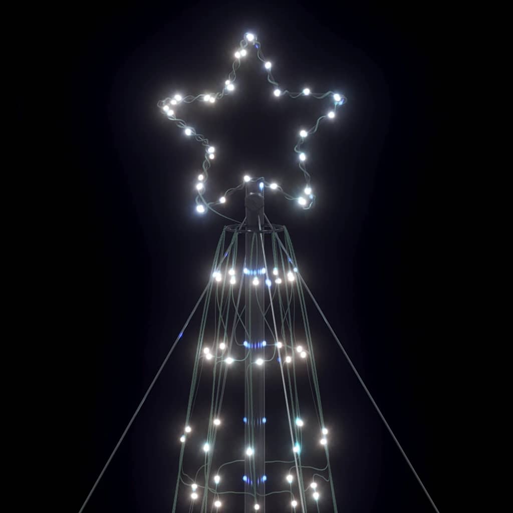 LED Juletre 1534 LEDs Kald Hvit 503 cm