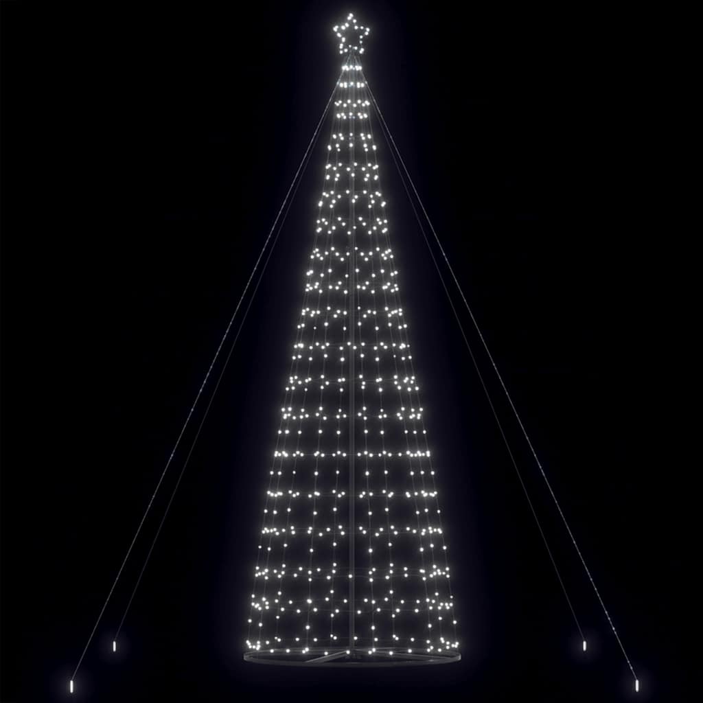 LED Juletre 1534 LEDs Kald Hvit 503 cm