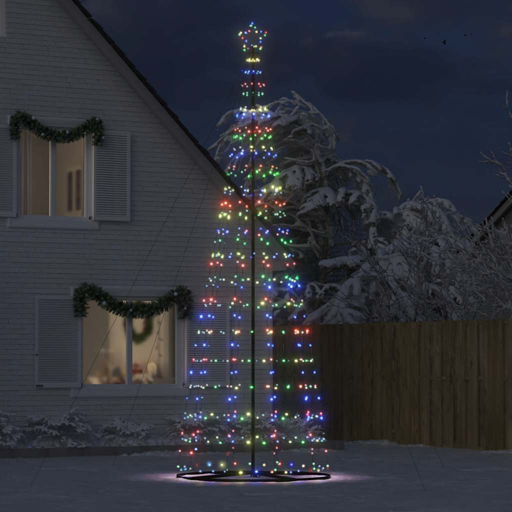 LED juletre 1534 LEDs Fargerike 503 cm