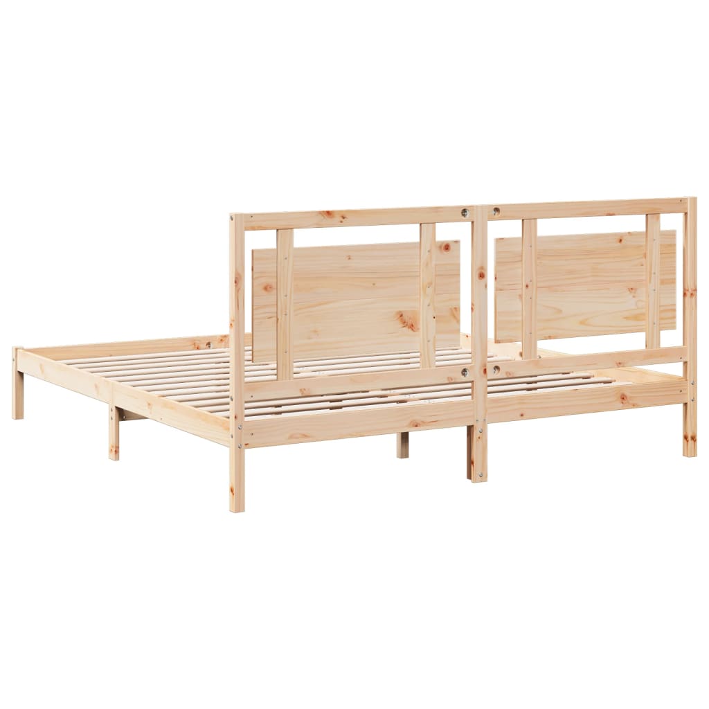 Ekstra lang sengeramme uten madrass 180x220 cm heltre