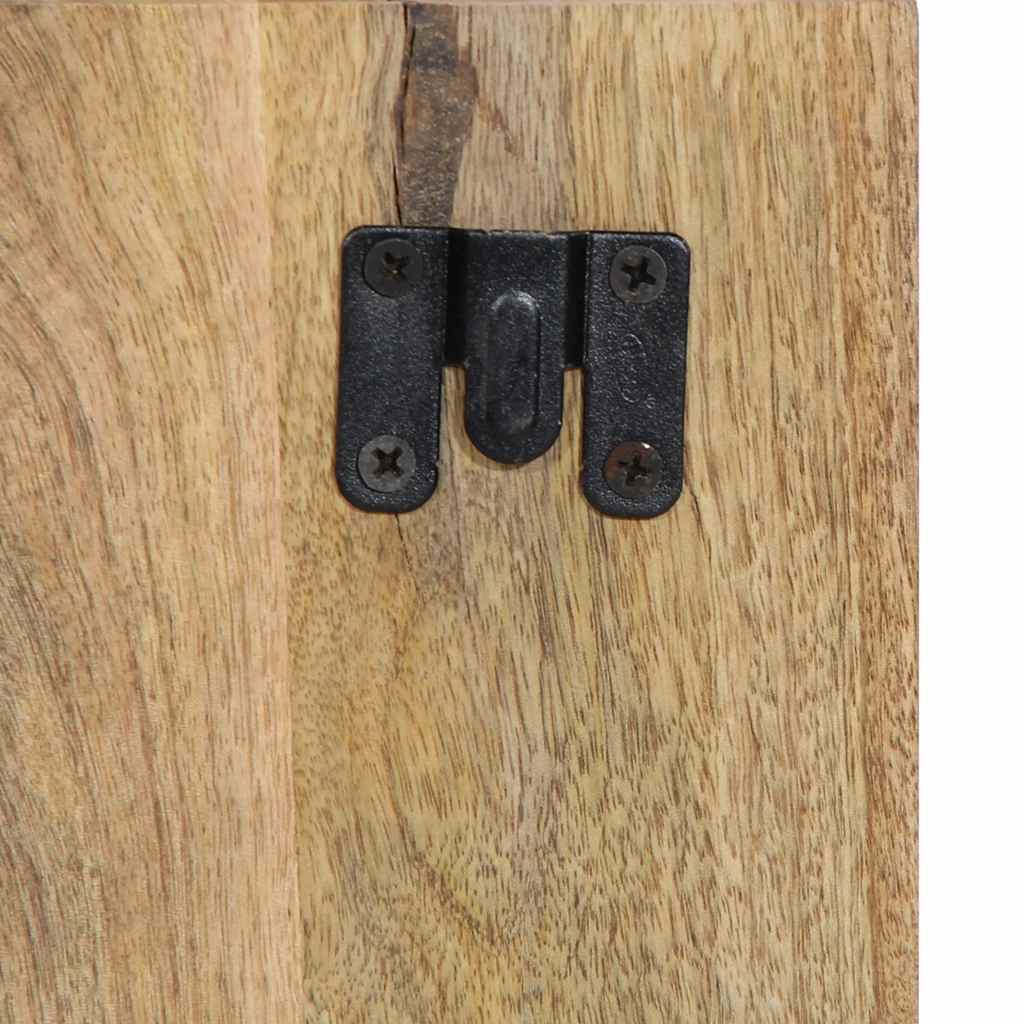 Nattbord 50x27x50 cm grovt heltre mangotre