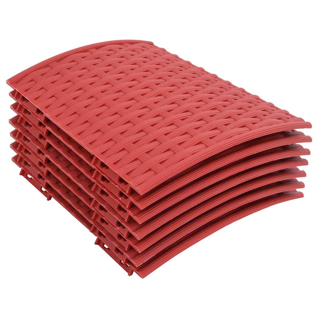 Juletreskjørt rødt Ø56x23 cm plast