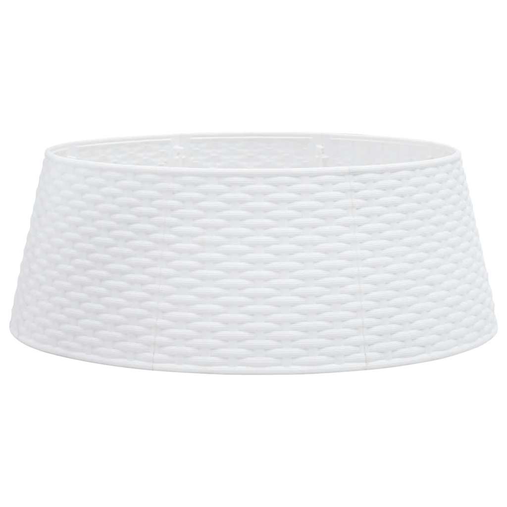 Juletreskjørt hvit Ø65x23 cm plast
