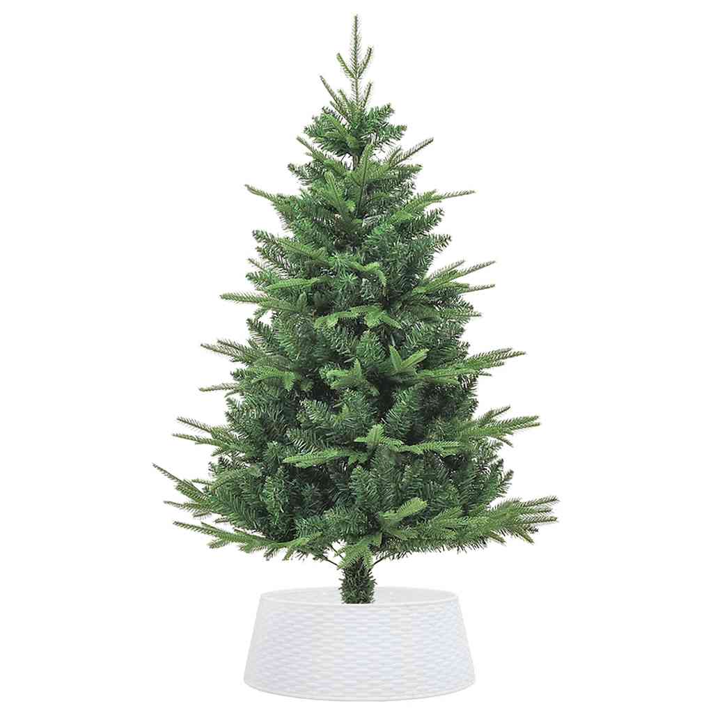 Juletreskjørt hvit Ø65x23 cm plast