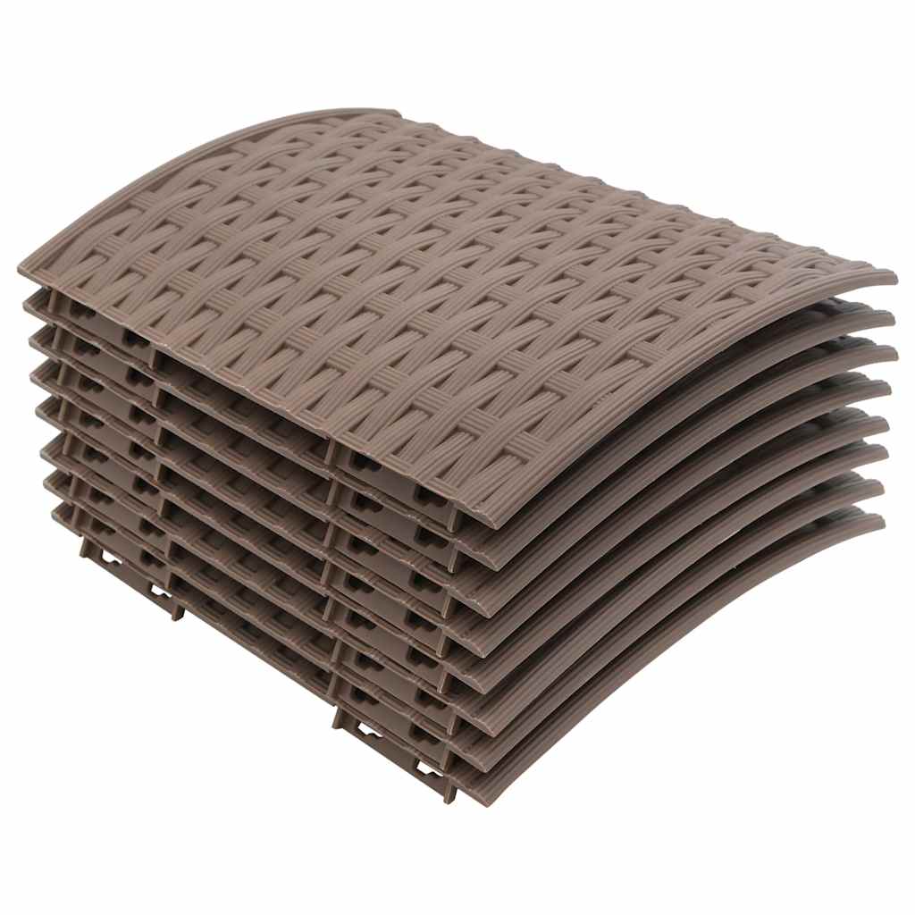 Juletreskjørt brun Ø65x23 cm plast