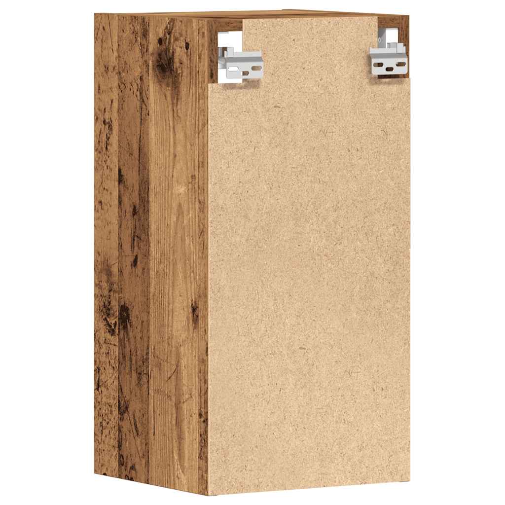 Hengende skap "Riga" gammelt tre 30x29,5x60 cm konstruert tre