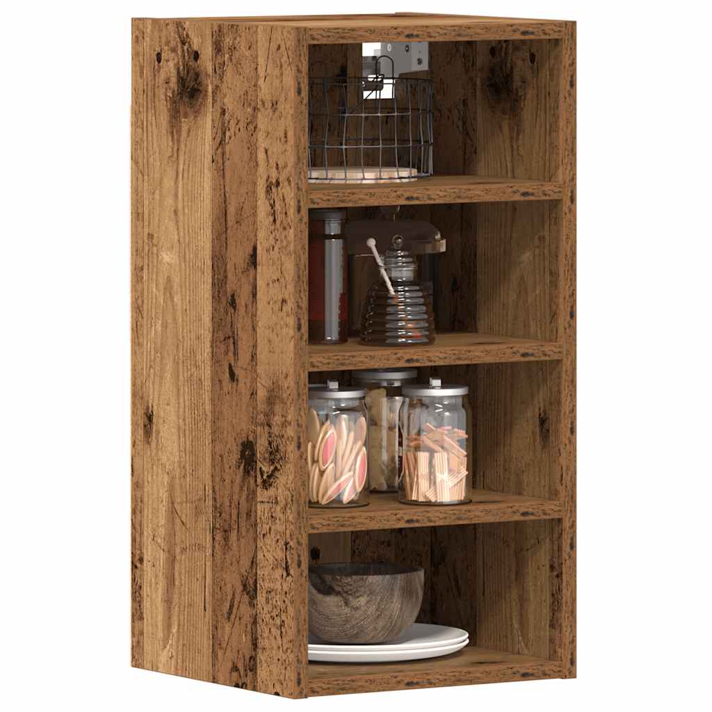 Hengende skap "Riga" gammelt tre 30x29,5x60 cm konstruert tre