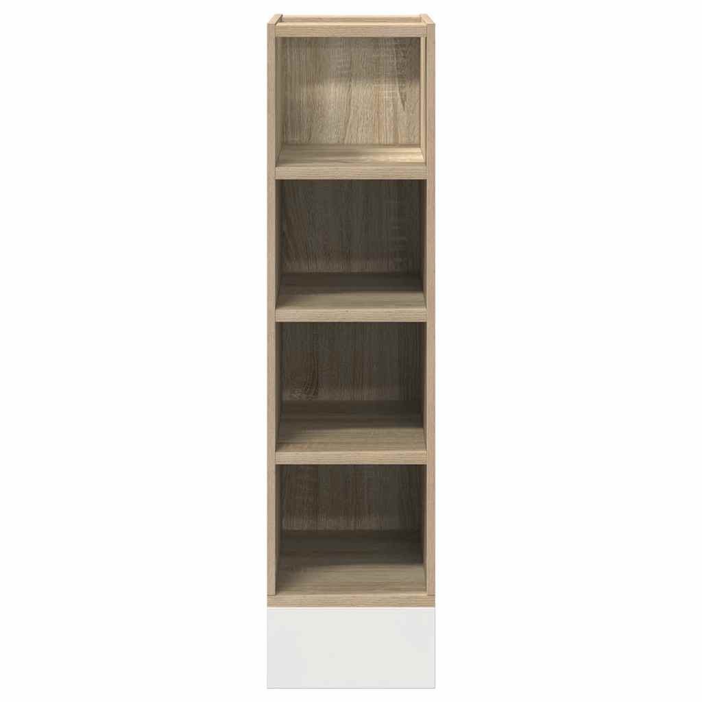 Bunnskap "Riga" sonoma eik 20x44,5x81,5 cm konstruert tre