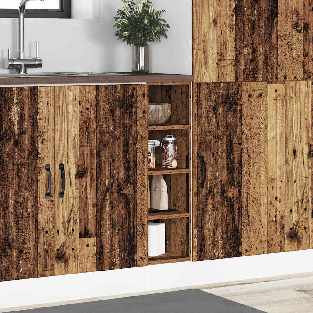 Bunnskap "Riga" gammelt tre 20x44,5x81,5 cm konstruert tre