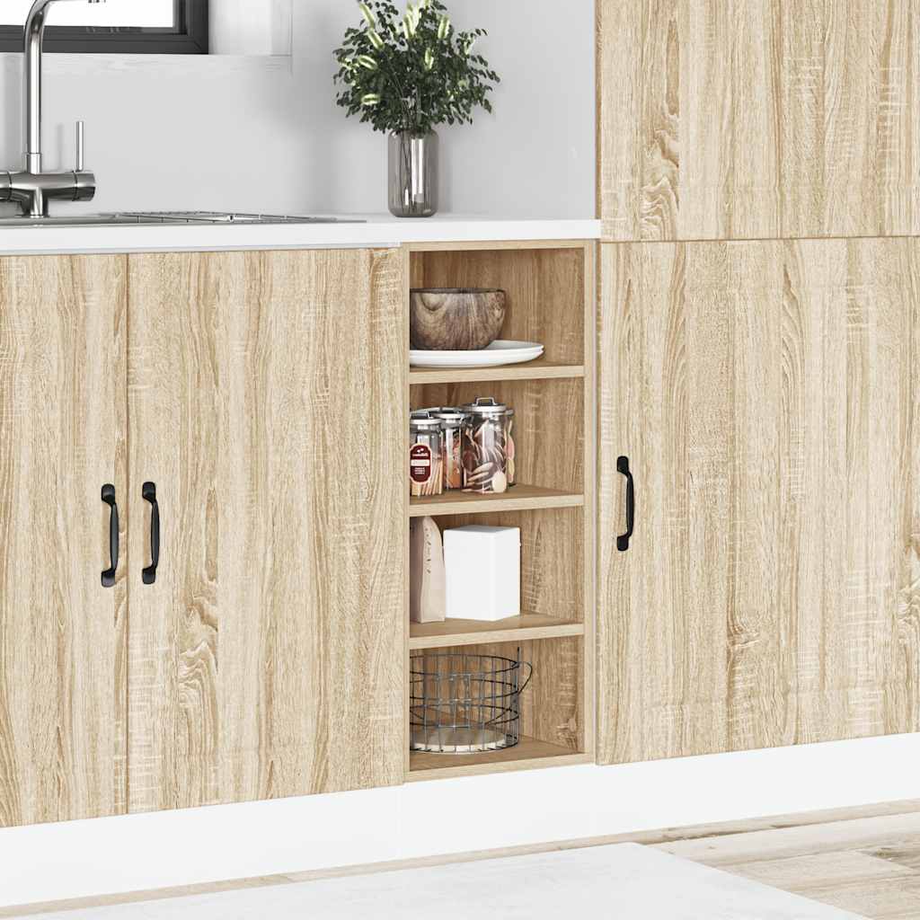 Bunnskap "Riga" sonoma eik 30x44,5x81,5 cm konstruert tre