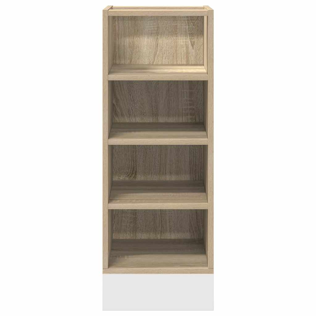 Bunnskap "Riga" sonoma eik 30x44,5x81,5 cm konstruert tre