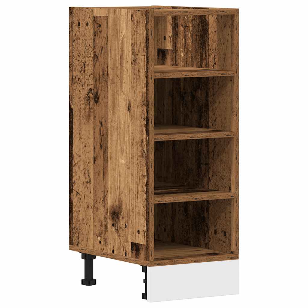 Bunnskap "Riga" gammelt tre 30x44,5x81,5 cm konstruert tre
