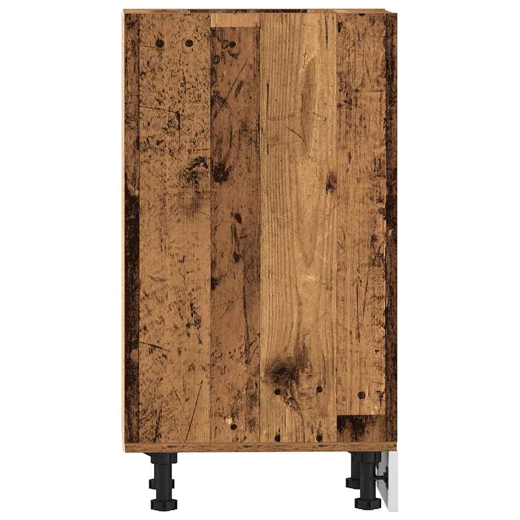 Bunnskap "Riga" gammelt tre 30x44,5x81,5 cm konstruert tre