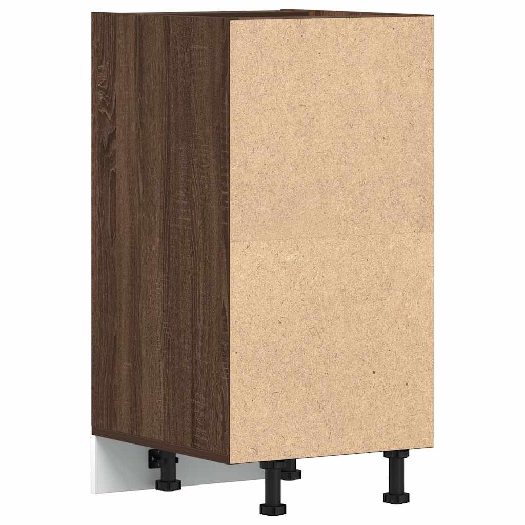 Bunnskap "Riga" brun eik 40x44,5x81,5 cm konstruert tre