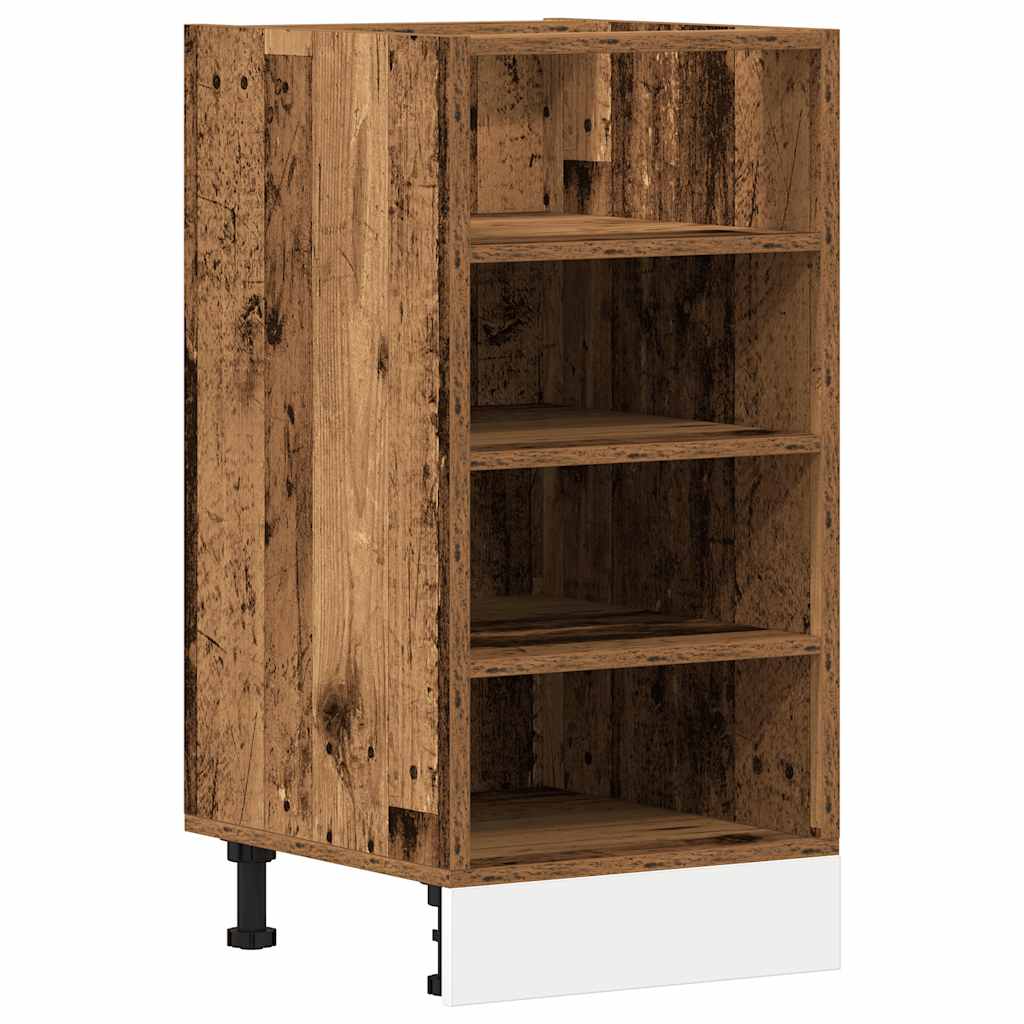 Bunnskap "Riga" gammelt tre 40x44,5x81,5 cm konstruert tre