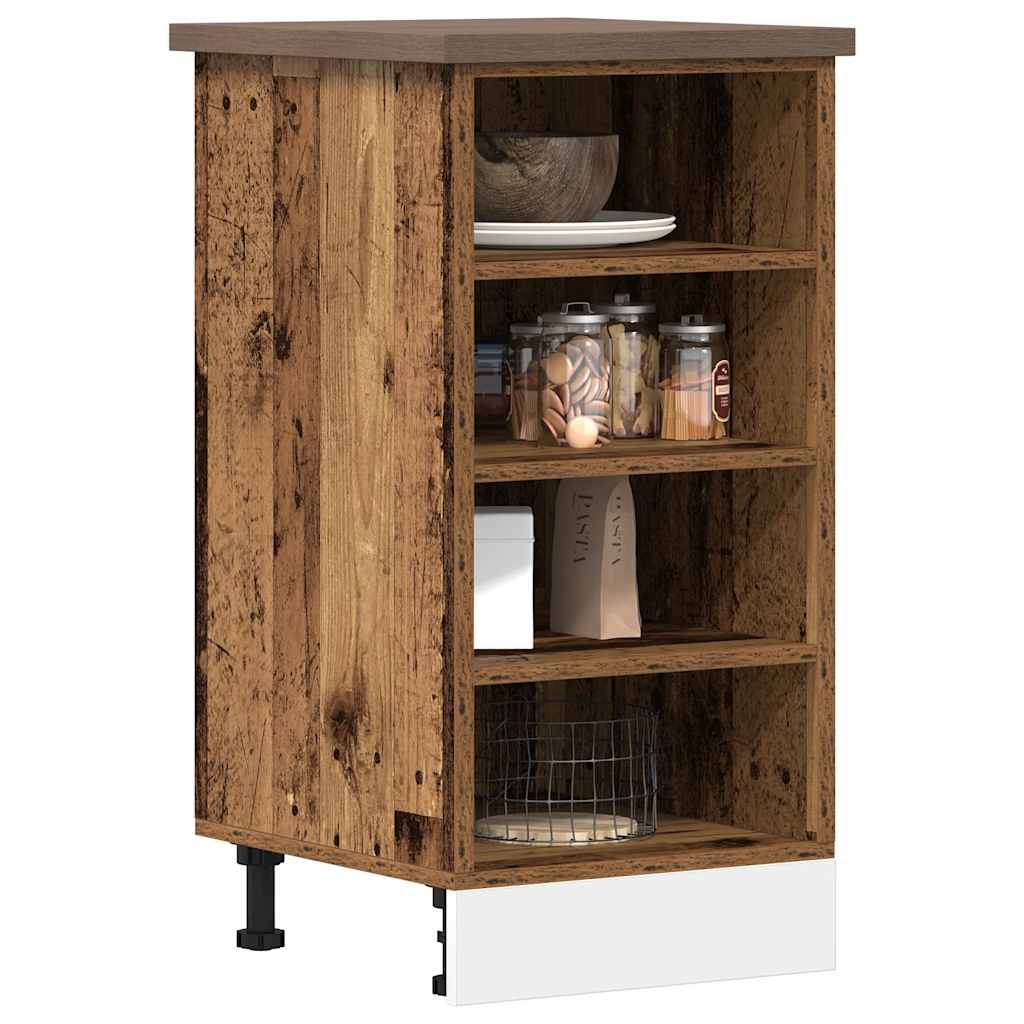 Bunnskap "Riga" gammelt tre 40x44,5x81,5 cm konstruert tre
