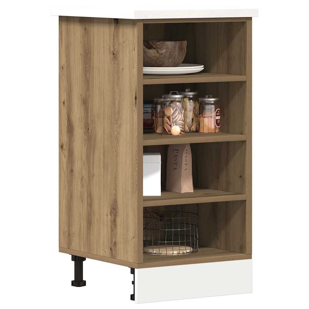 Bunnskap "Riga" artisan eik 40x44,5x81,5 cm konstruert tre