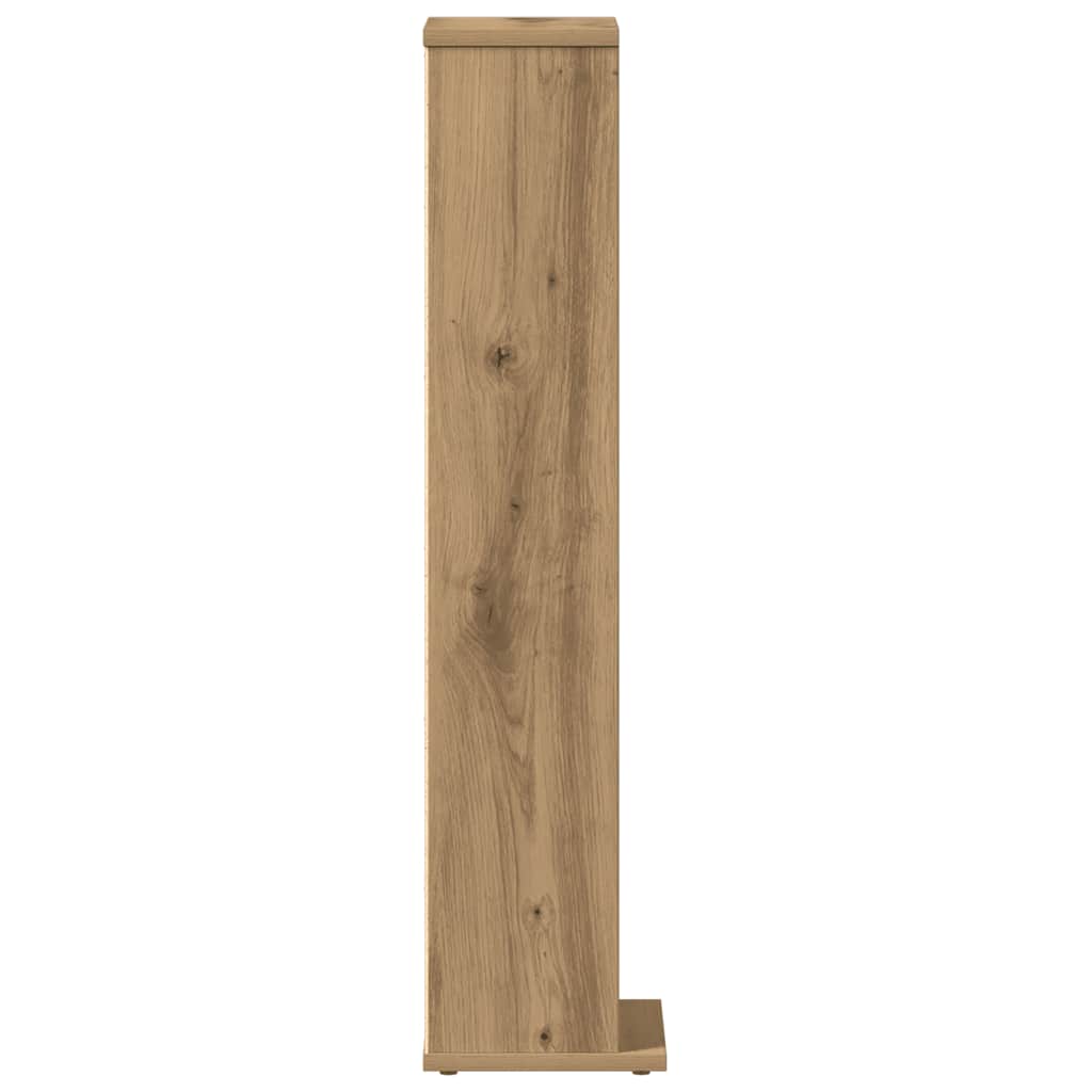 CD-skap artisan eik 21x20x88 cm konstruert tre