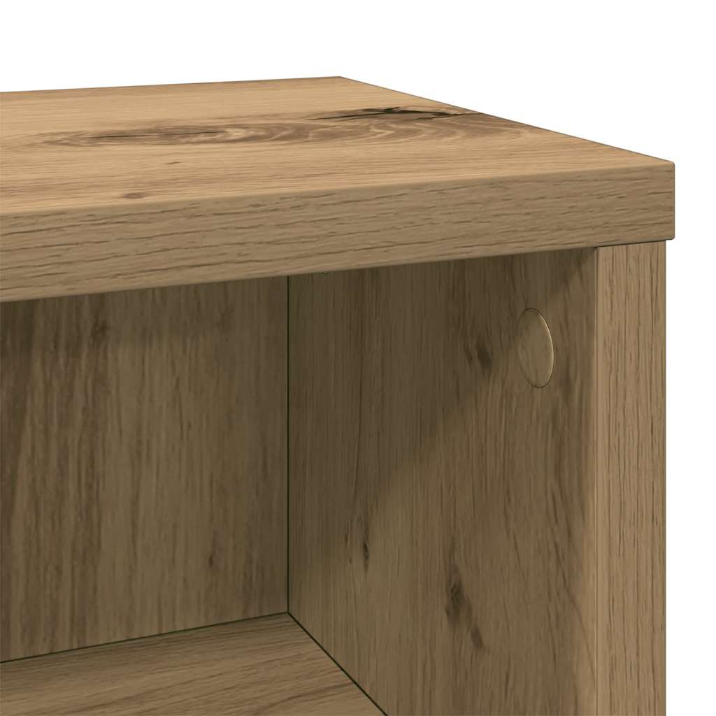 CD-skap artisan eik 21x20x88 cm konstruert tre