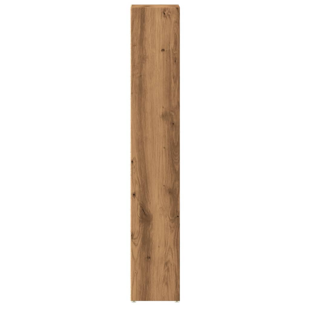 CD-skap 2 stk artisan eik 21x16x93,5 cm konstruert tre