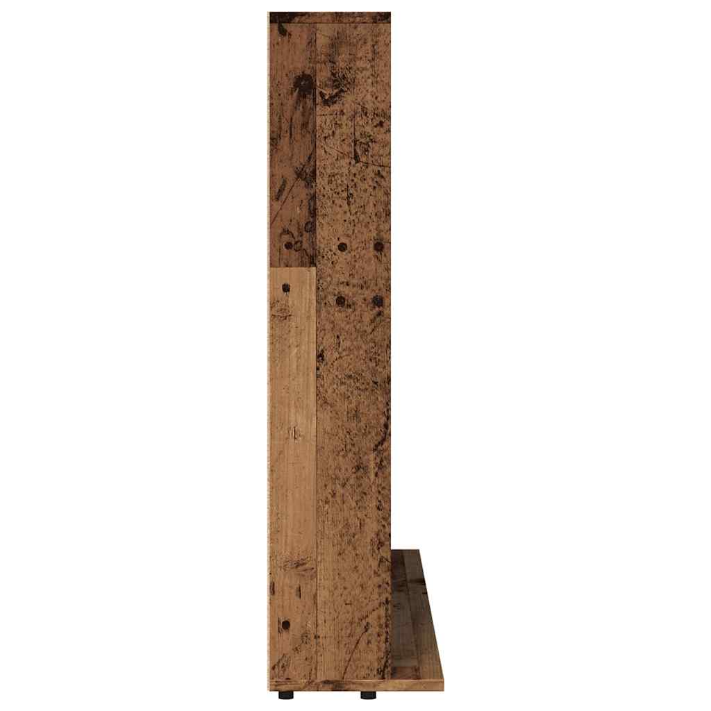 CD-skap gammelt tre 100x23x89,5 cm konstruert tre