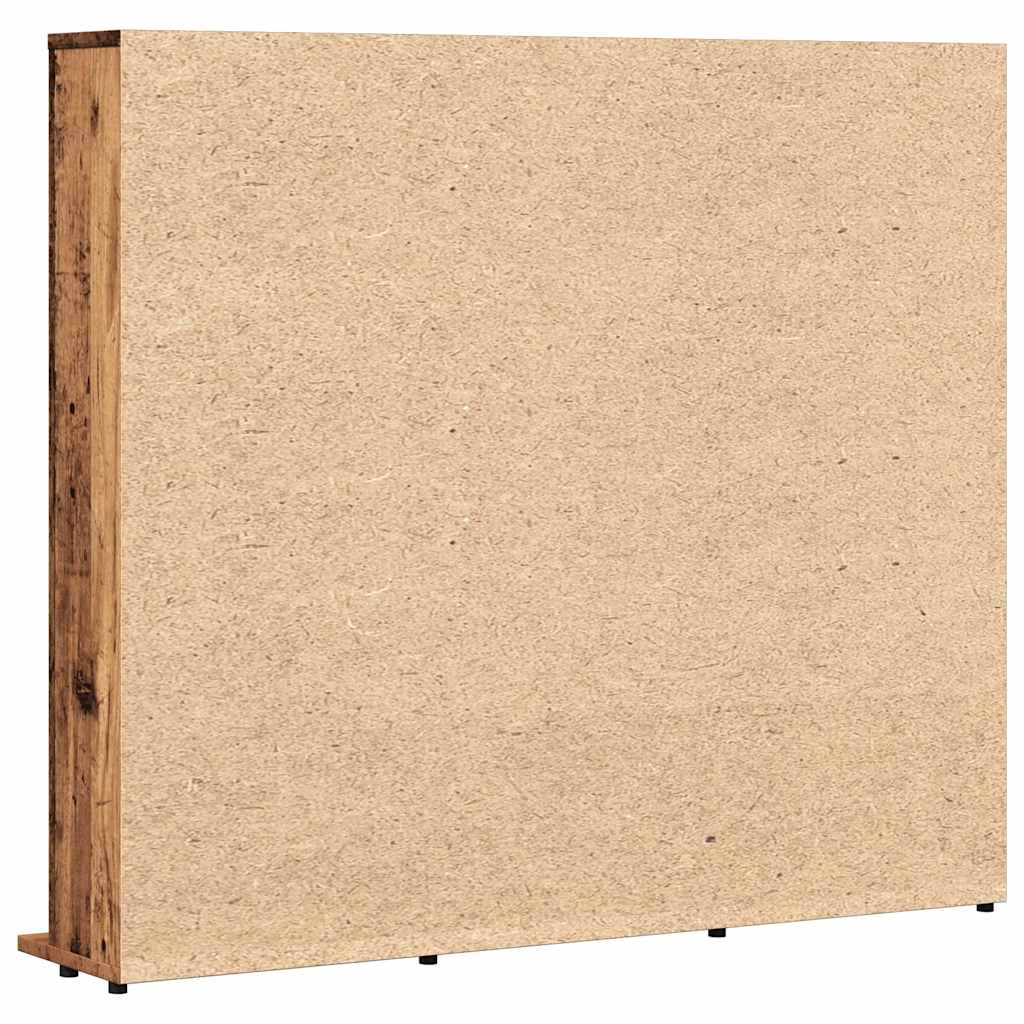 CD-skap gammelt tre 100x23x89,5 cm konstruert tre