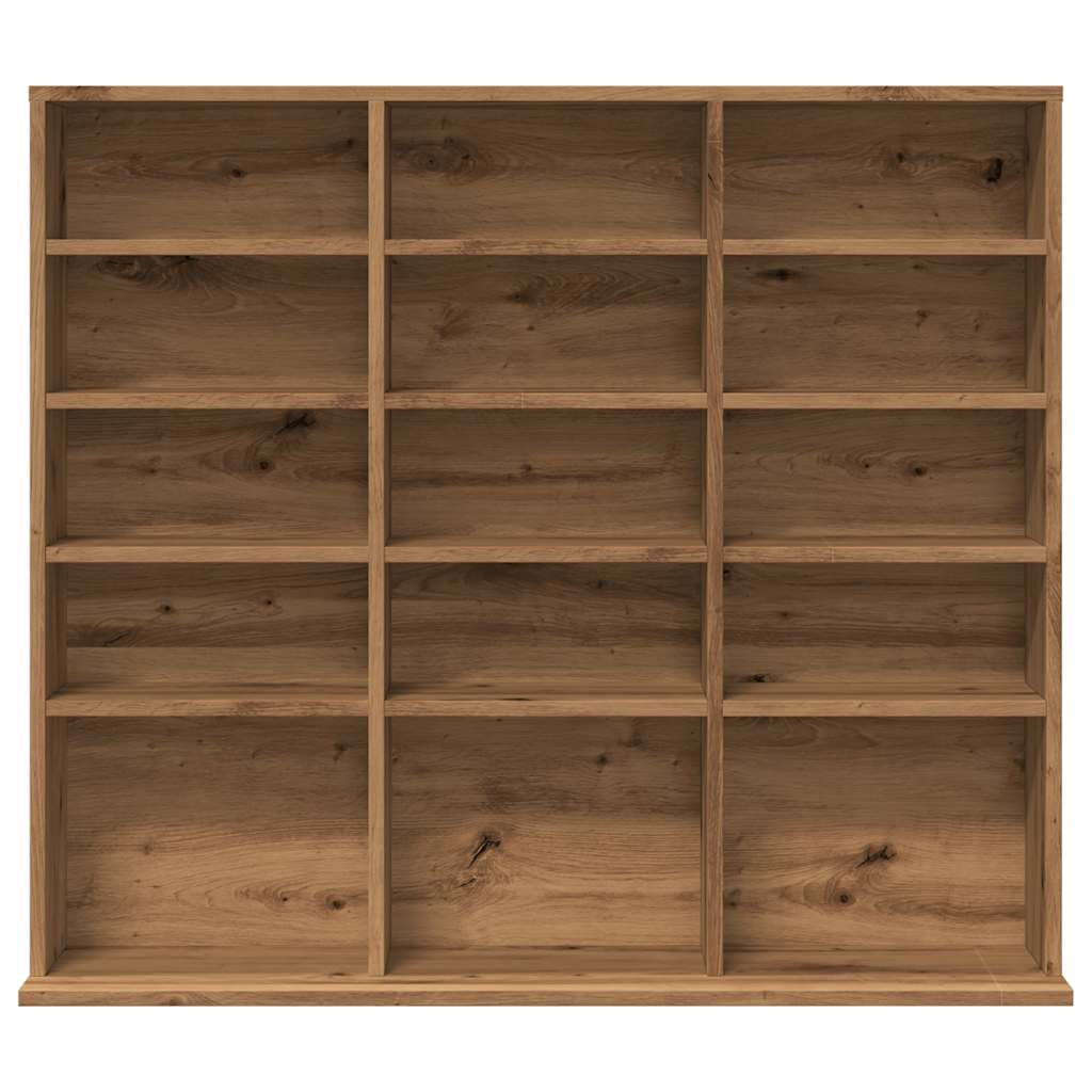 CD-skap artisan eik 100x23x89,5 cm konstruert tre