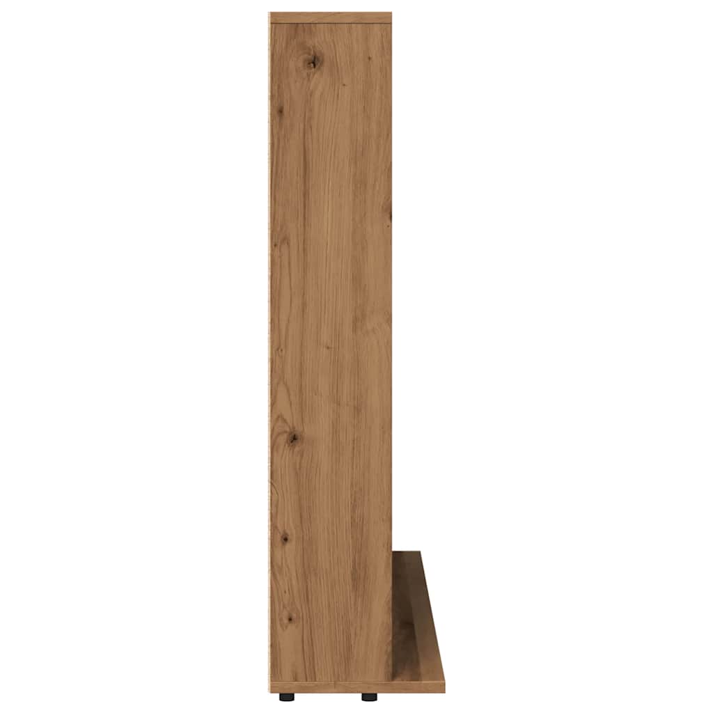 CD-skap artisan eik 100x23x89,5 cm konstruert tre