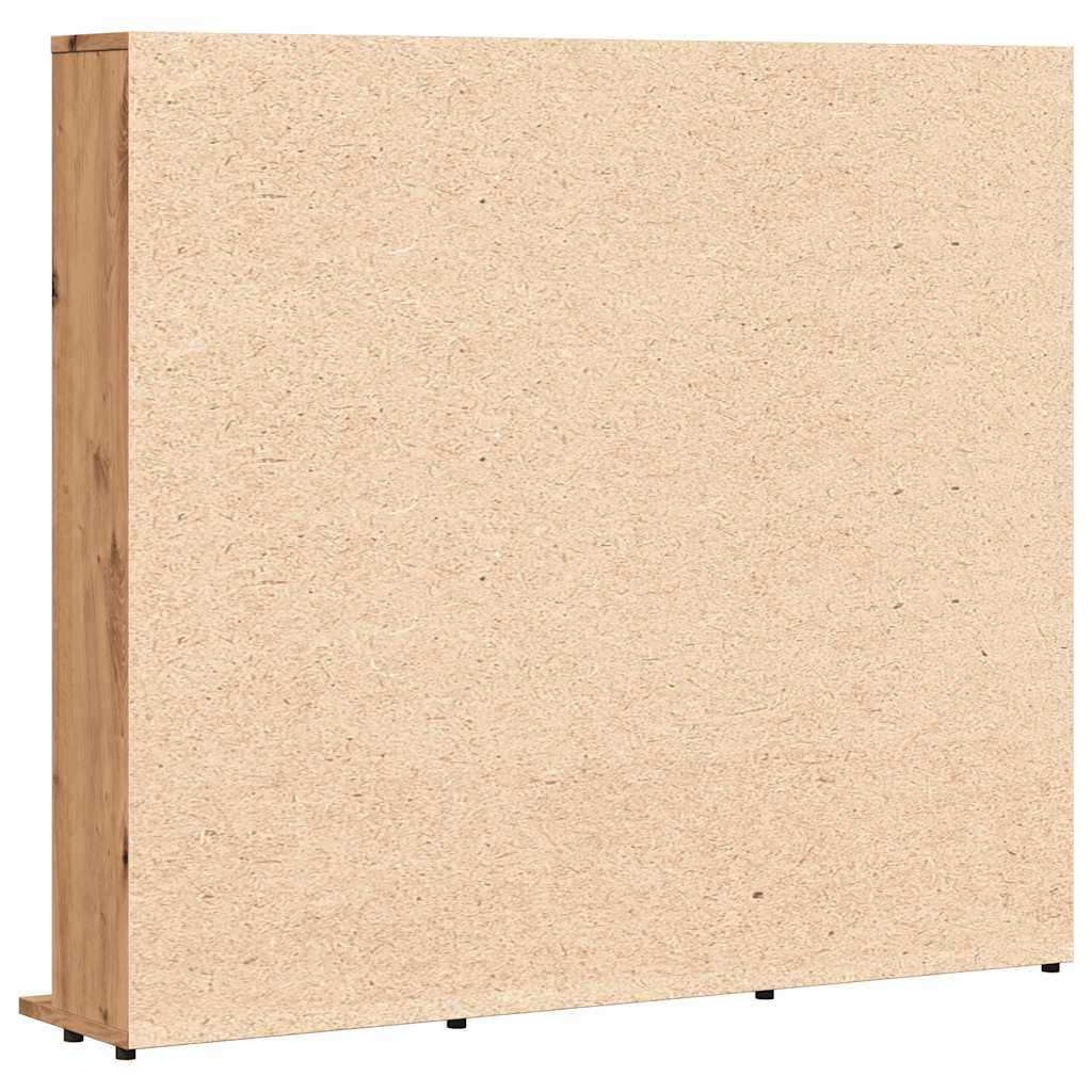 CD-skap artisan eik 100x23x89,5 cm konstruert tre