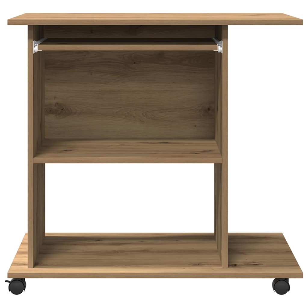 Databord artisan eik 80x50x75 cm konstruert tre