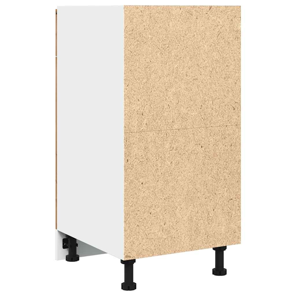 Bunnskap med skuff artisan eik 40x46x81,5 cm konstruert tre