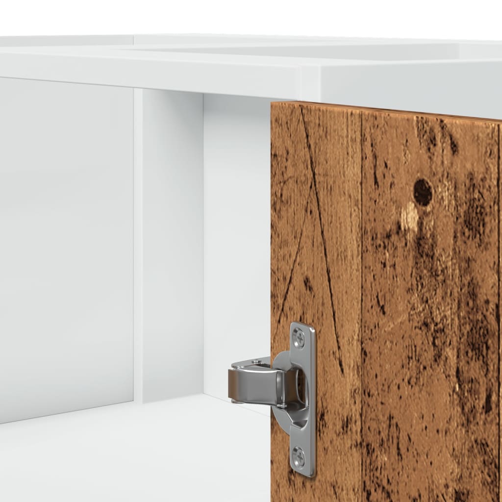 Kjøkkenskap gammelt tre 75,5x75,5x81,5 cm konstruert tre