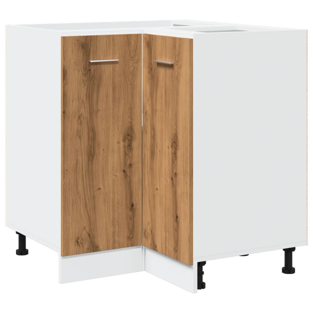 Kjøkkenskap artisan eik 75,5x75,5x81,5 cm konstruert tre