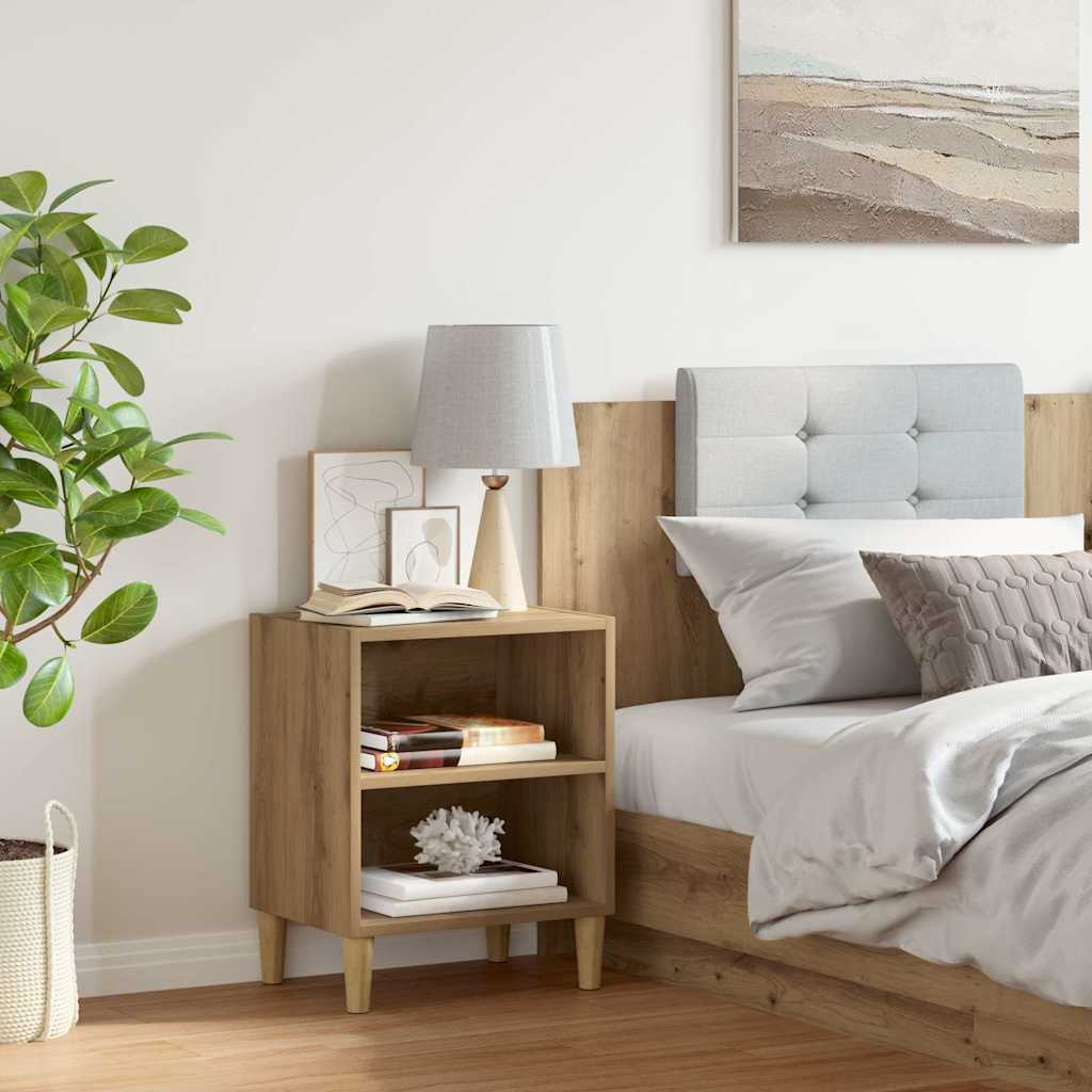 Nattbord artisan eik 40x30x50 cm konstruert tre