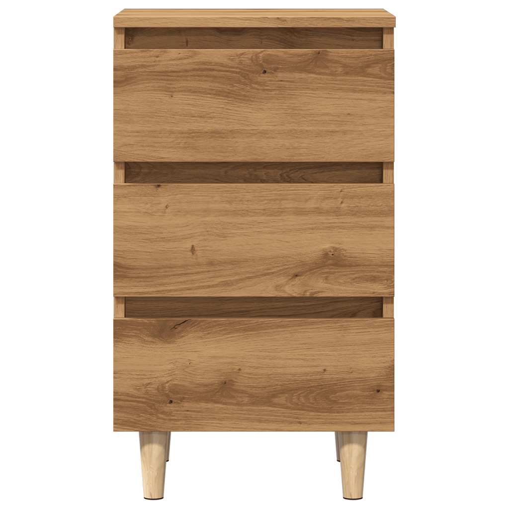 Nattbord artisan eik 40x35x69 cm konstruert tre