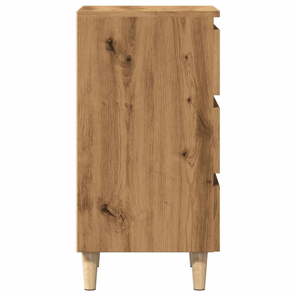 Nattbord artisan eik 40x35x69 cm konstruert tre