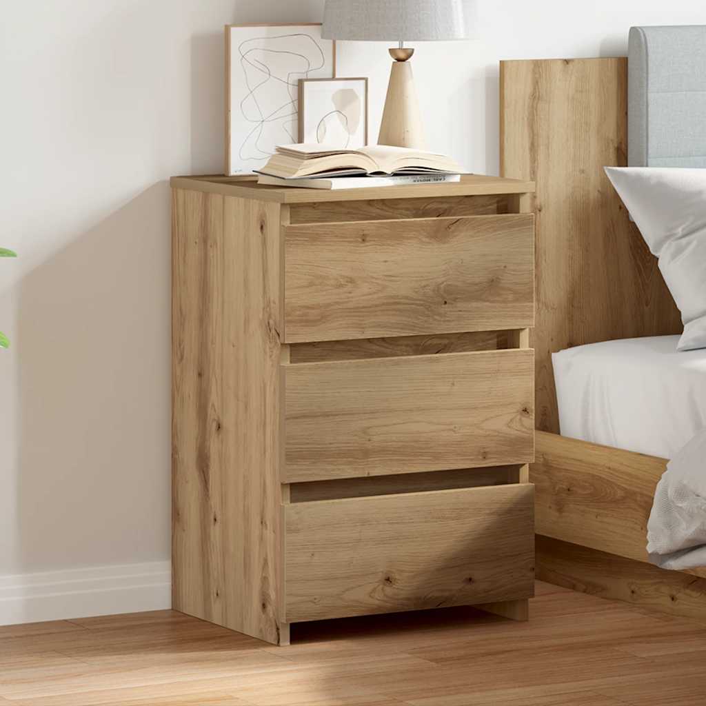 Nattbord artisan eik 40x35x62,5 cm konstruert tre