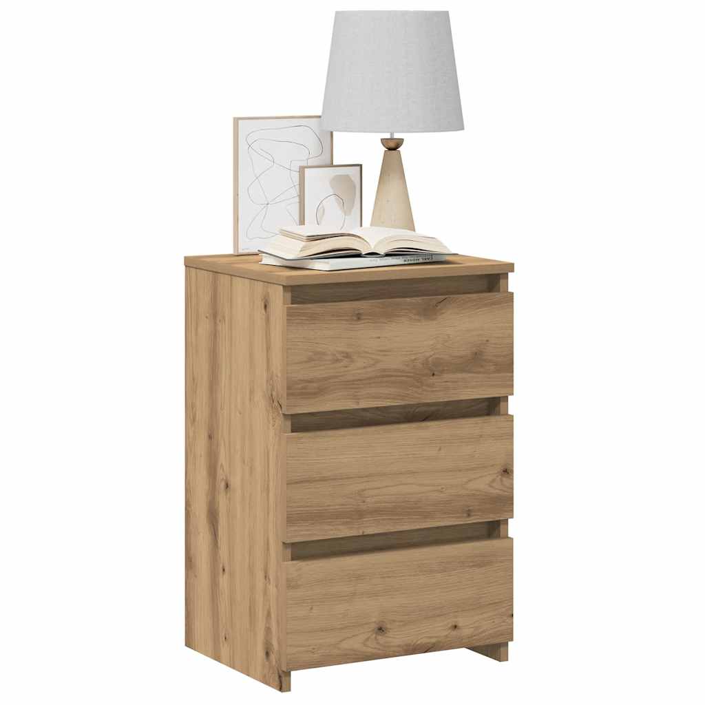 Nattbord 2 stk artisan eik 40x35x62,5 cm konstruert tre