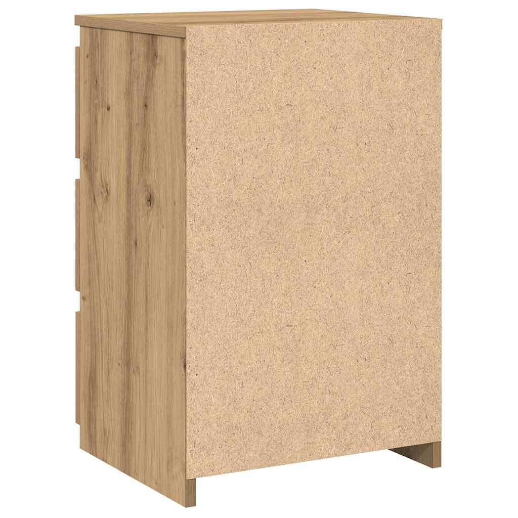 Nattbord 2 stk artisan eik 40x35x62,5 cm konstruert tre