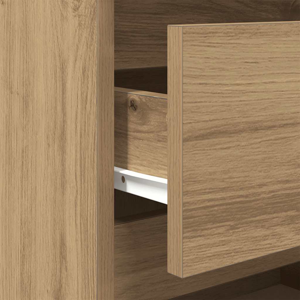 Nattbord 2 stk artisan eik 40x35x62,5 cm konstruert tre