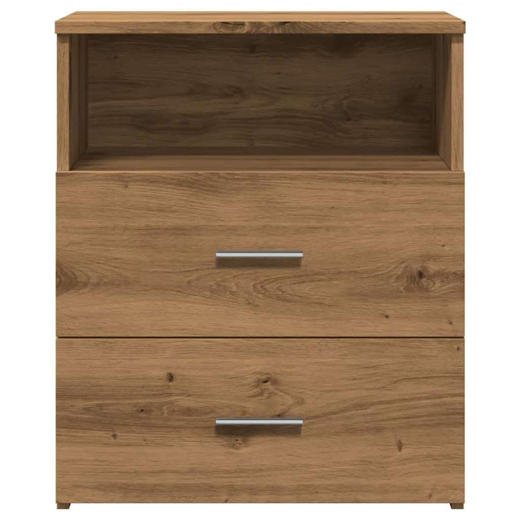 Nattbord 2 stk artisan eik 50x32x60 cm konstruert tre