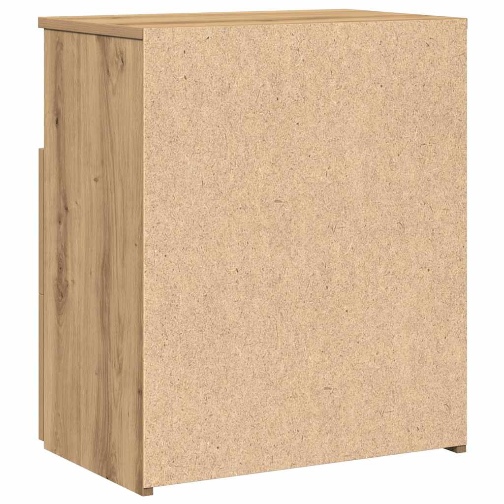 Nattbord 2 stk artisan eik 50x32x60 cm konstruert tre