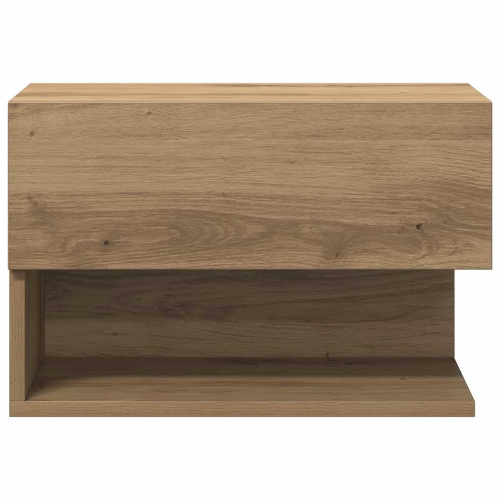 Veggmontert nattbord artisan eik