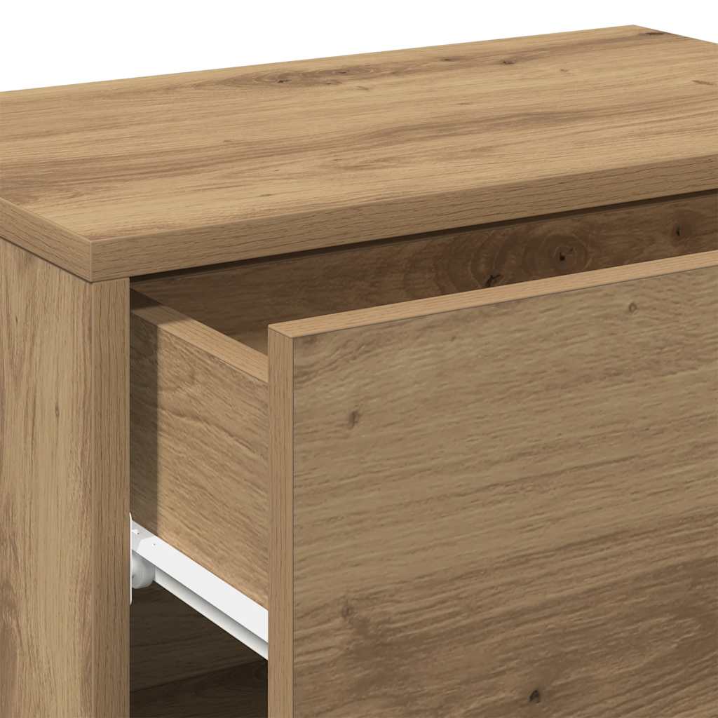 Veggmontert nattbord artisan eik
