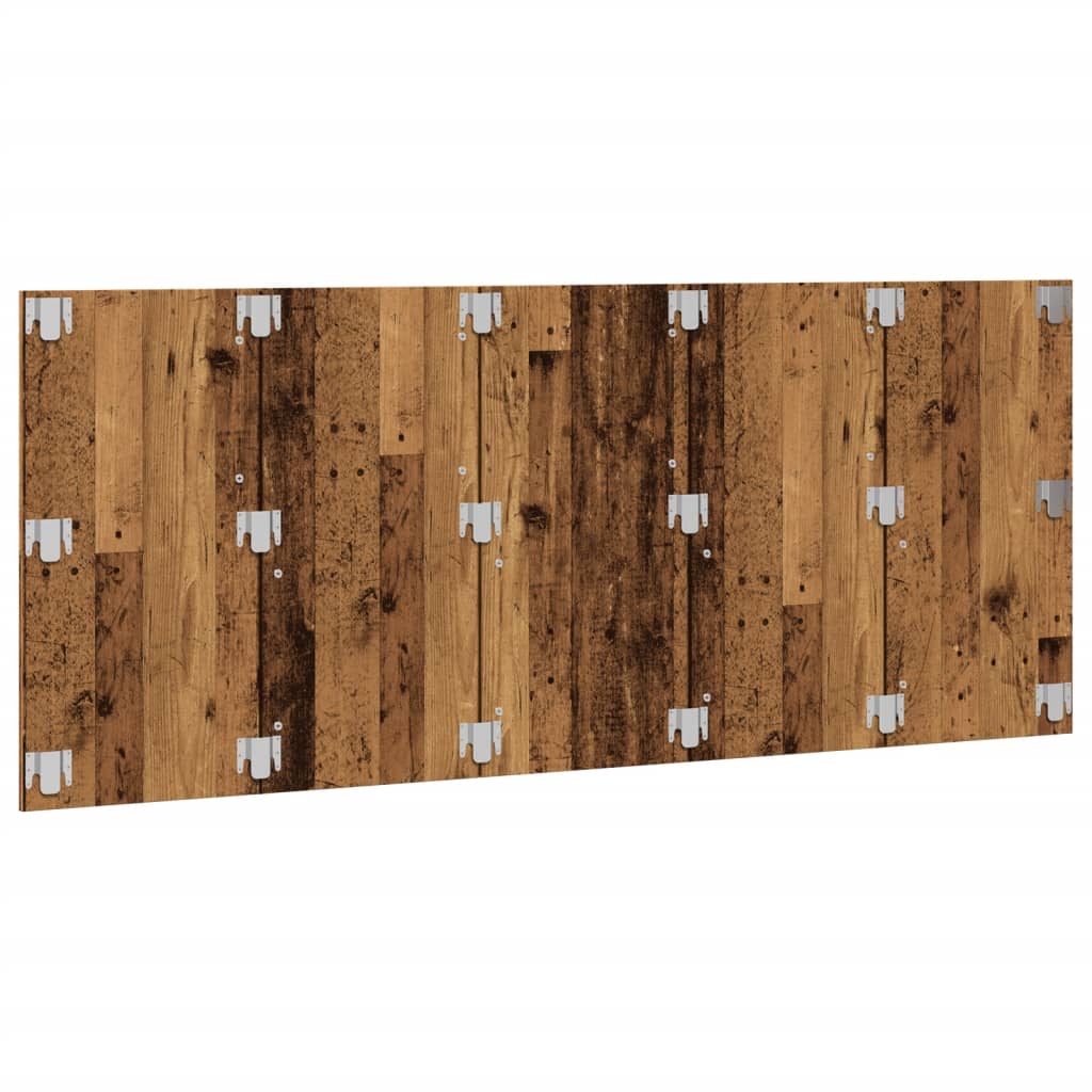 Sengegavl gammelt tre 200x1,5x80 cm konstruert tre