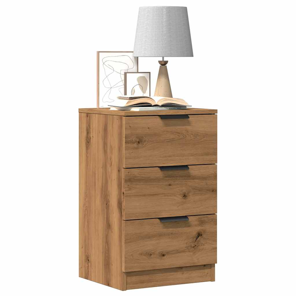Nattbord artisan eik 40x36x65 cm konstruert tre