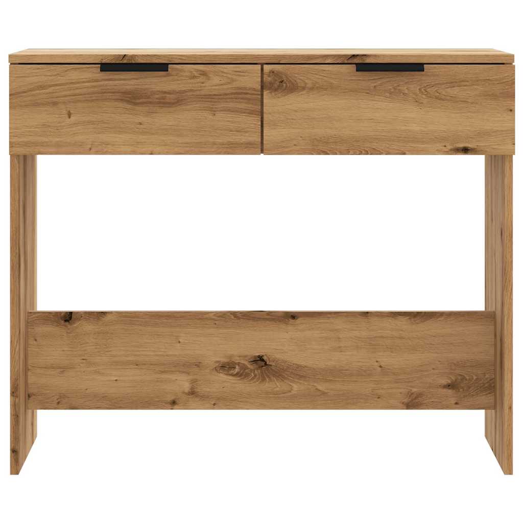 Konsollbord artisan eik 90x36x75 cm konstruert tre